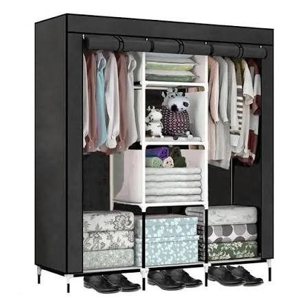 Closet Ropero Armable 3 Puertas Organizador Portátil